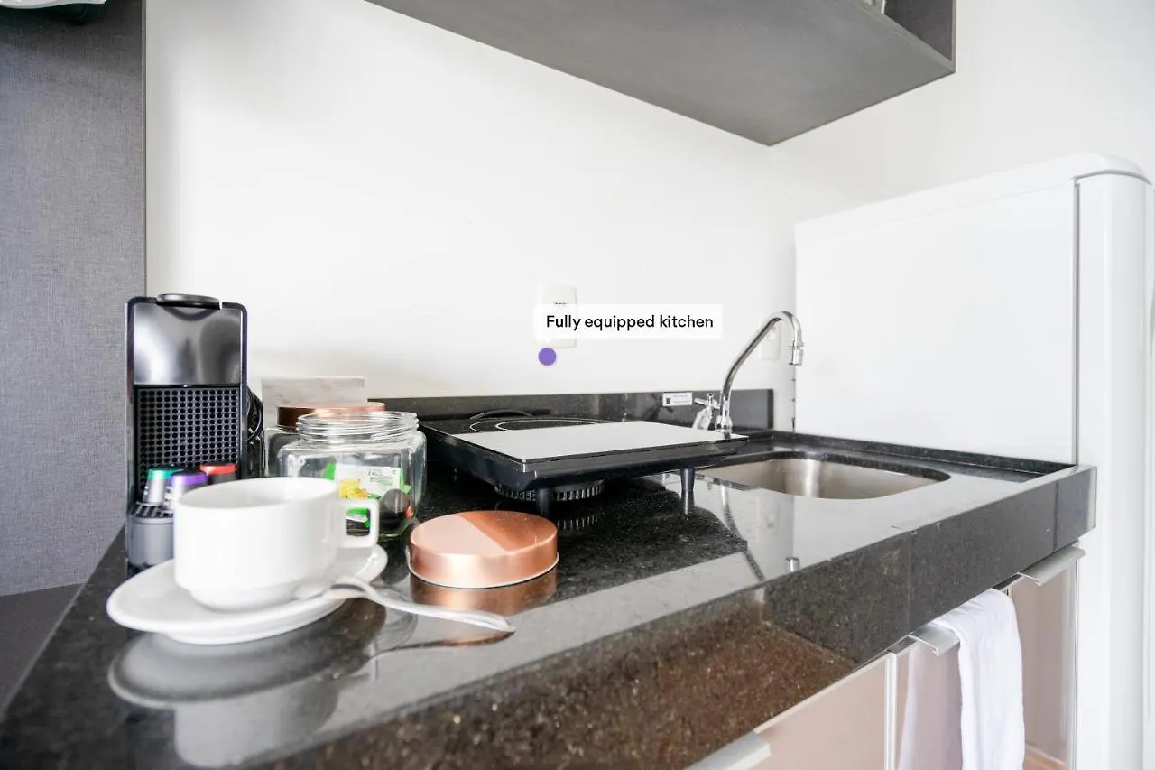 Appartement Studio em localização incrível, estacionamento, piscina e academia - Vila Olímpia à São Paulo