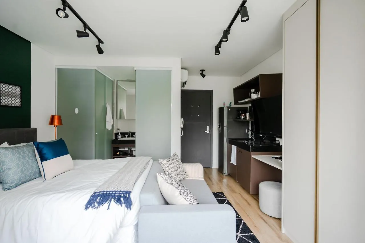 Appartement Studio em localização incrível, estacionamento, piscina e academia - Vila Olímpia à São Paulo