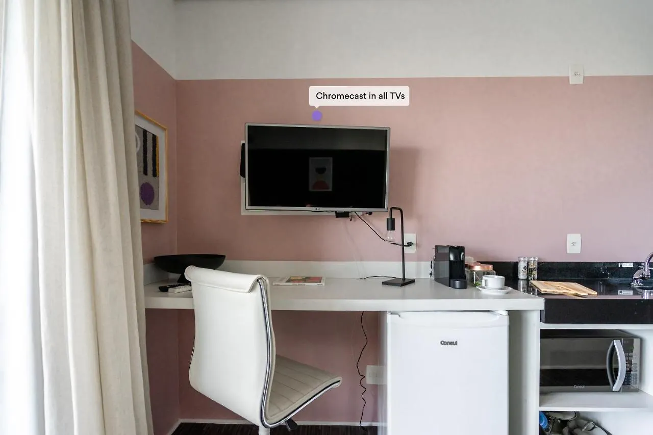 Appartement Studio em localização incrível, estacionamento, piscina e academia - Vila Olímpia à São Paulo