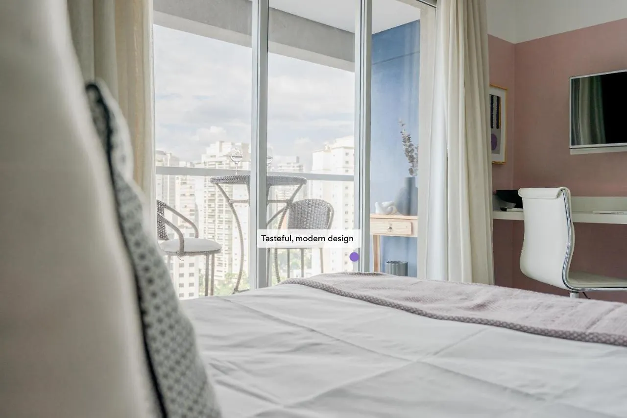 Appartement Studio em localização incrível, estacionamento, piscina e academia - Vila Olímpia à São Paulo